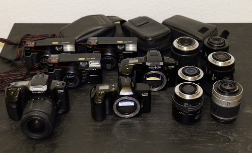 Analog kamera konvolut - analog,