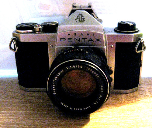 Pentax silver slr camera - s3,